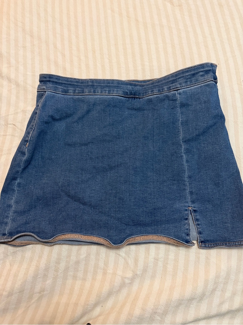 American Eagle Outfitters Dark Blue Denim Mini Skort